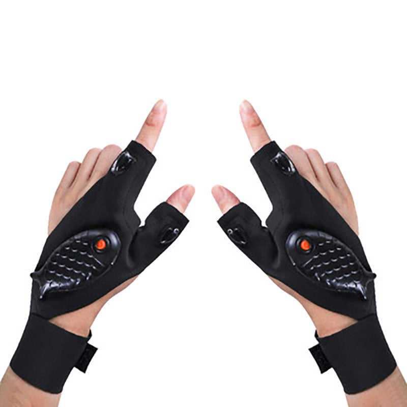 Adjustable LED Flashlight Gloves