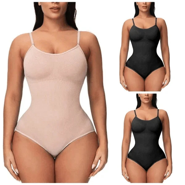 Helkroppsshapewear med magkontroll