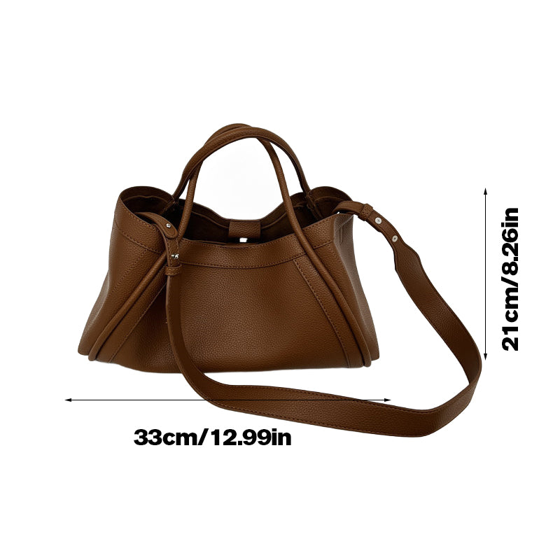 Women Leather Bag with Shoulder Strap