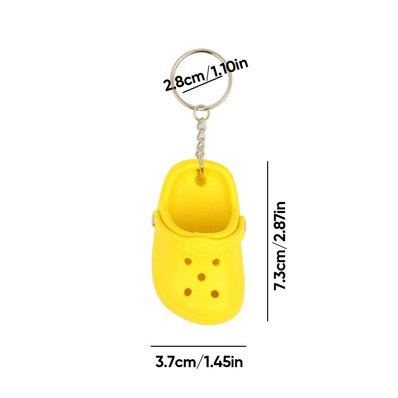 Mini Crocs Shoe Keychain