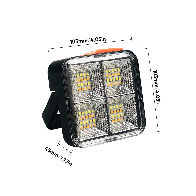 Solar Rechargeable Multifunctional Searchlight