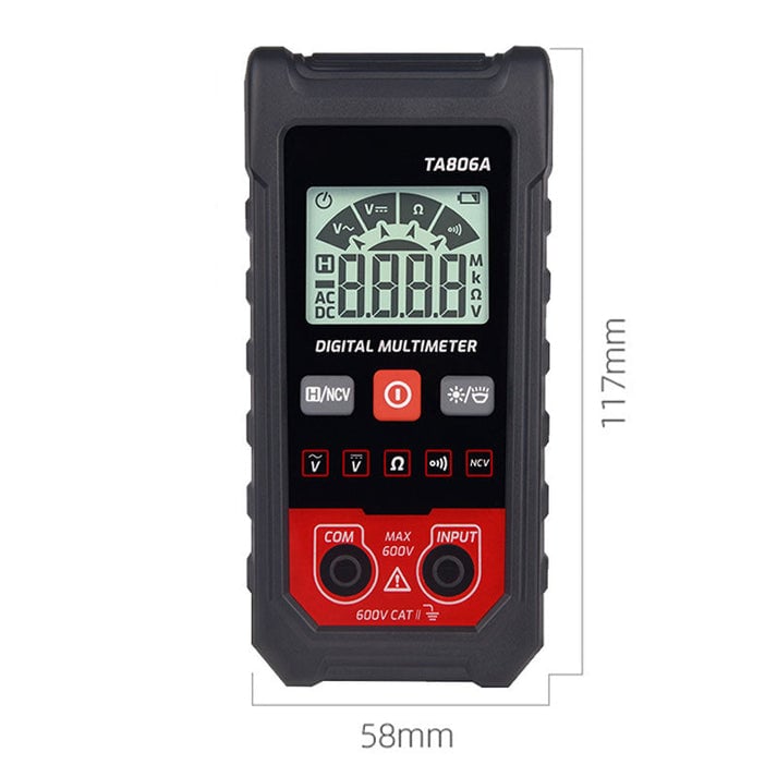 Compact Digital Multimeter Tester with Automatic Recognition