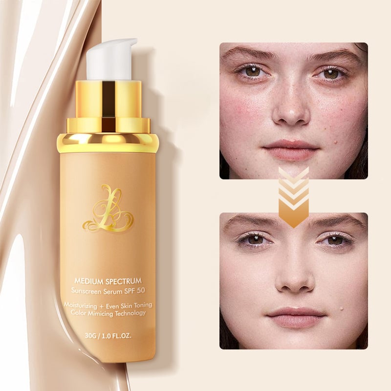 Four-in-one color-changing liquid foundation