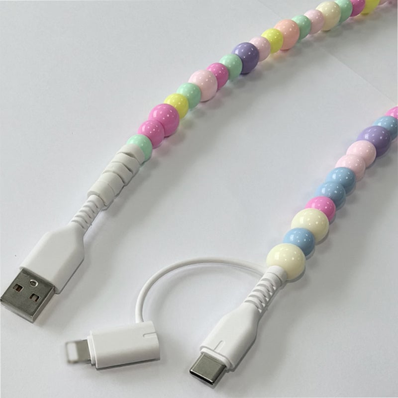 Creative Beaded 2-in-1 Data Cable