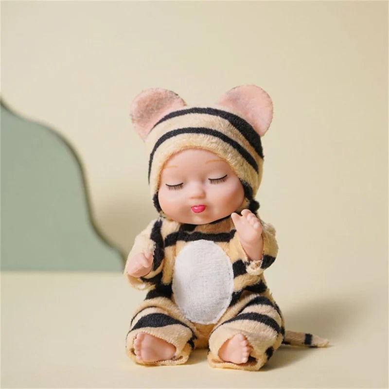 Mini Reborn Baby Dolls Naturtrogna realistiska babydockor