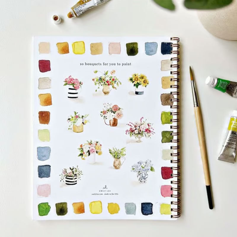 🖼️Beginner-Friendly💕 Watercolor Workbook