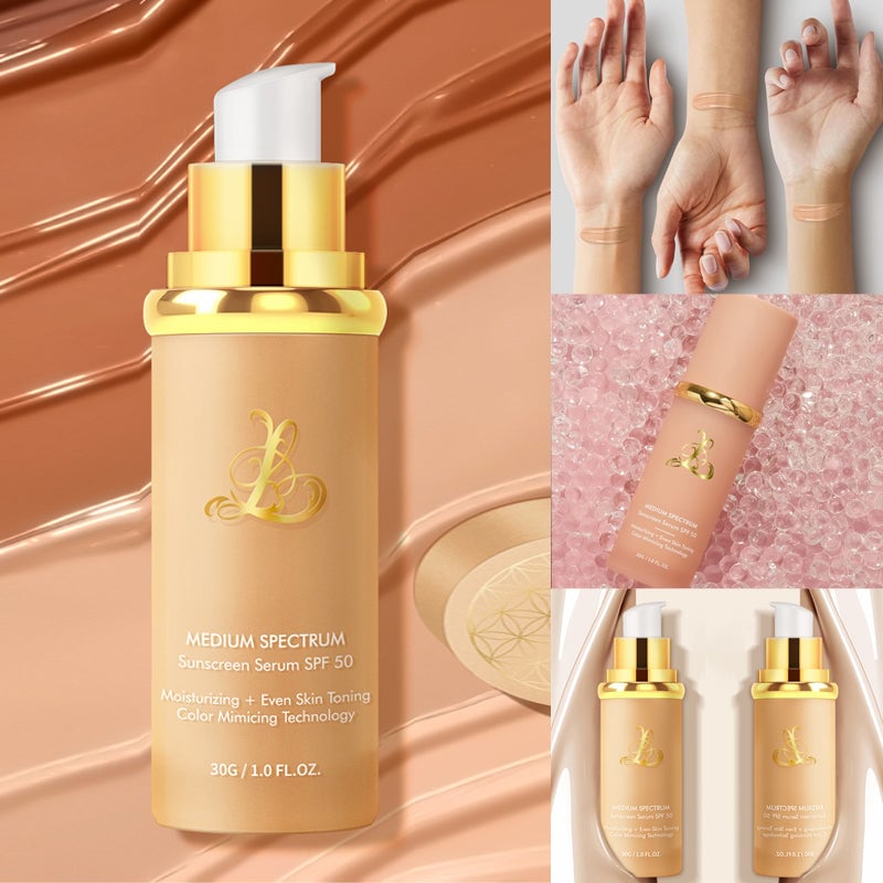 Four-in-one color-changing liquid foundation