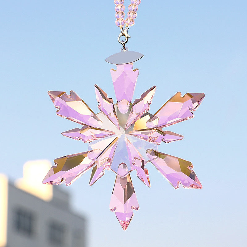 Crystal Snowflake Suncatcher