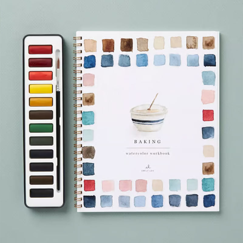 🖼️Beginner-Friendly💕 Watercolor Workbook