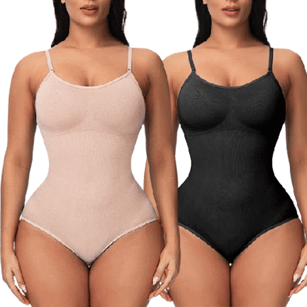 Helkroppsshapewear med magkontroll