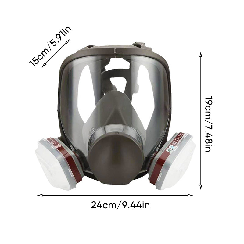 7 in 1 Full Face Cover Filter Mask