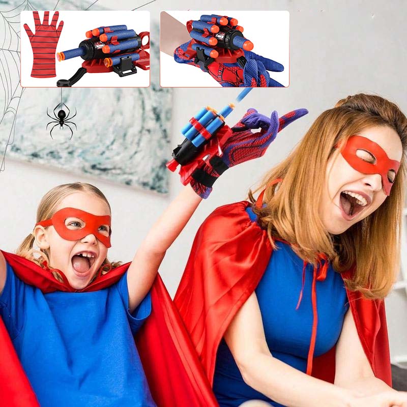 Web Shooters Toy, Toy for Young, Web Slinger Toys with Spider Glove Launcher, Toys for Young Men's Birthday Gifts