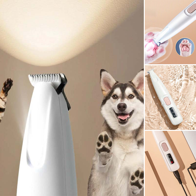 Pet Hair Trimmer With Led Light Set