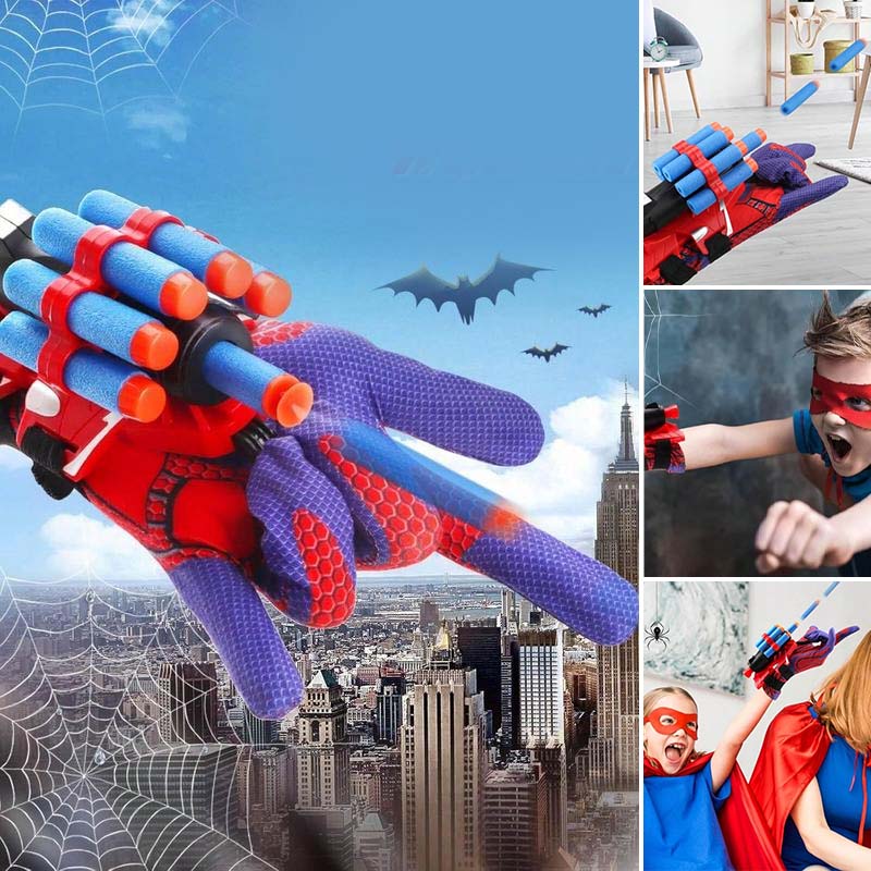 Web Shooters Toy, Toy for Young, Web Slinger Toys with Spider Glove Launcher, Toys for Young Men's Birthday Gifts