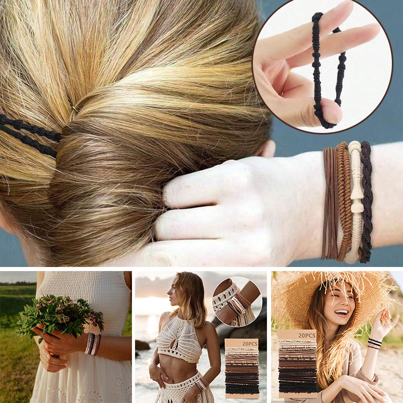 Boho Style Hair Tie (20pcs)