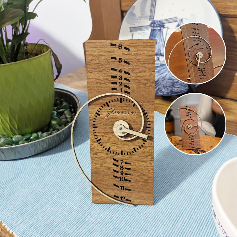 Handcrafted Fibonacci Spiral Clock