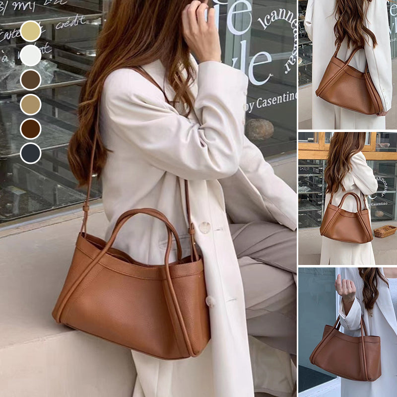 Women Leather Bag with Shoulder Strap