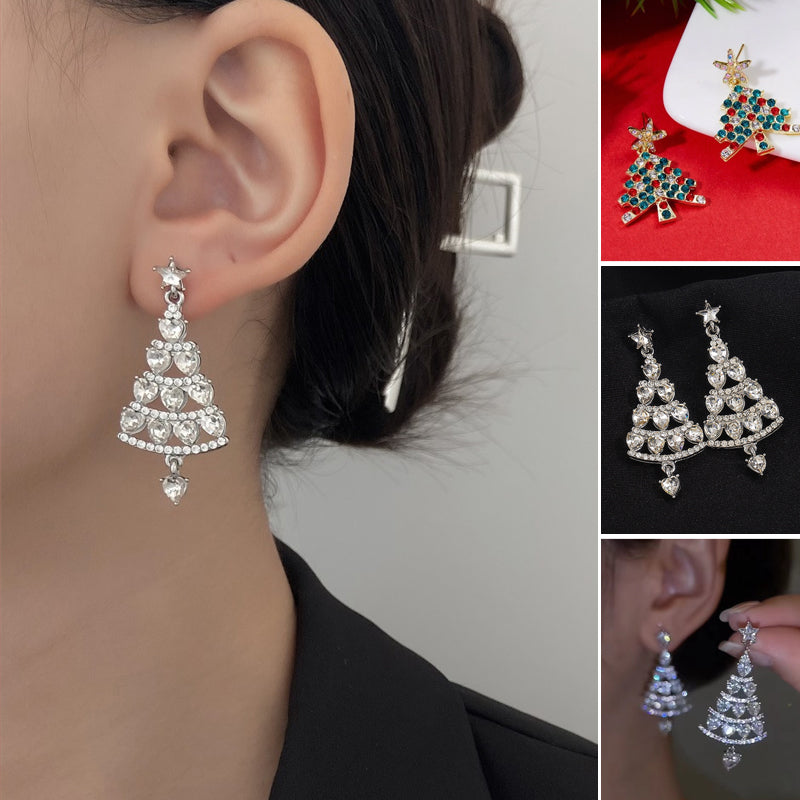 Christmas Tree Stud Earrings