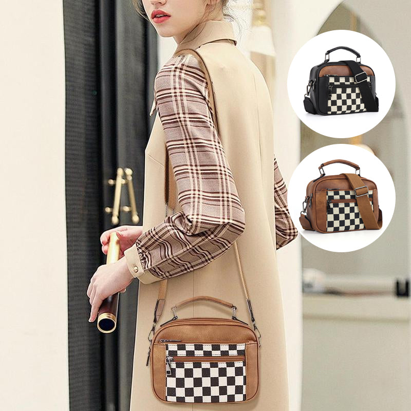 Checkerboard Crossbody Bag