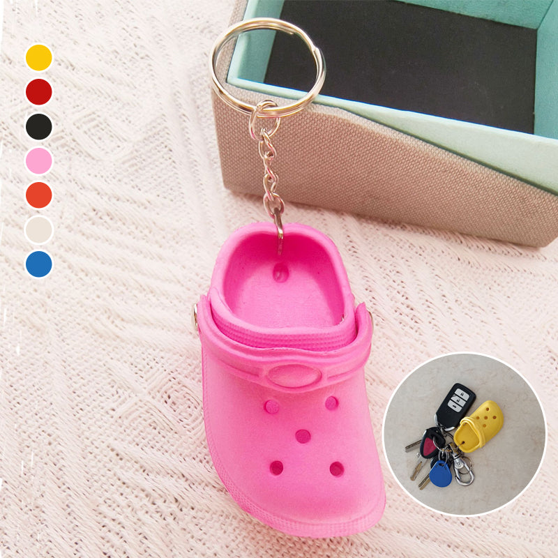 Mini Crocs Shoe Keychain