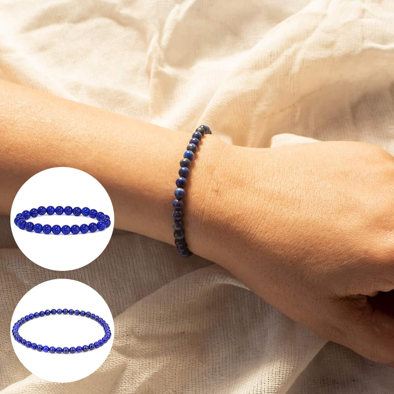 Lapis Lazuli Bead Bracelet