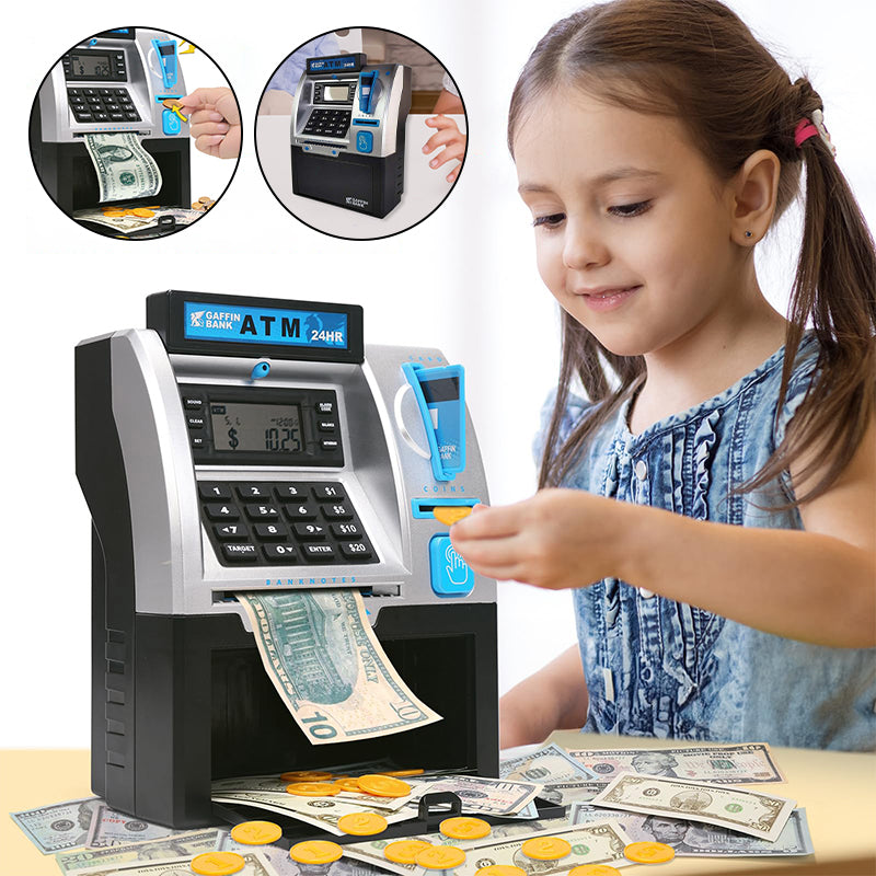 Interactive Kids Piggy Bank ATM Toy