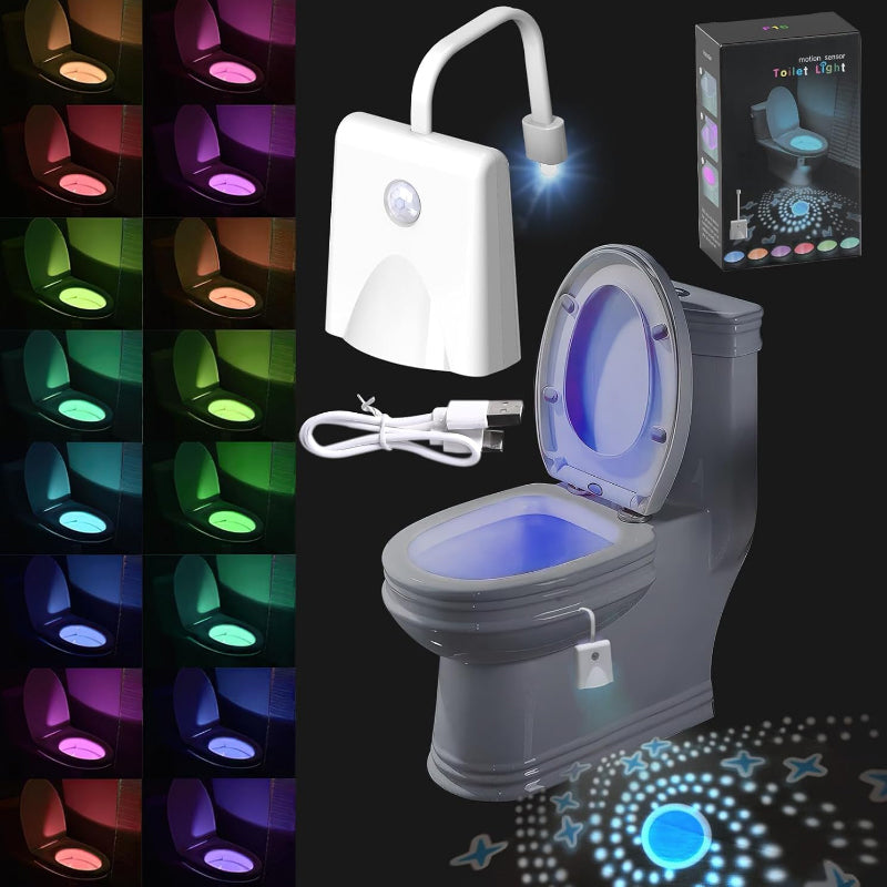 Rechargeable LED Toilet Light