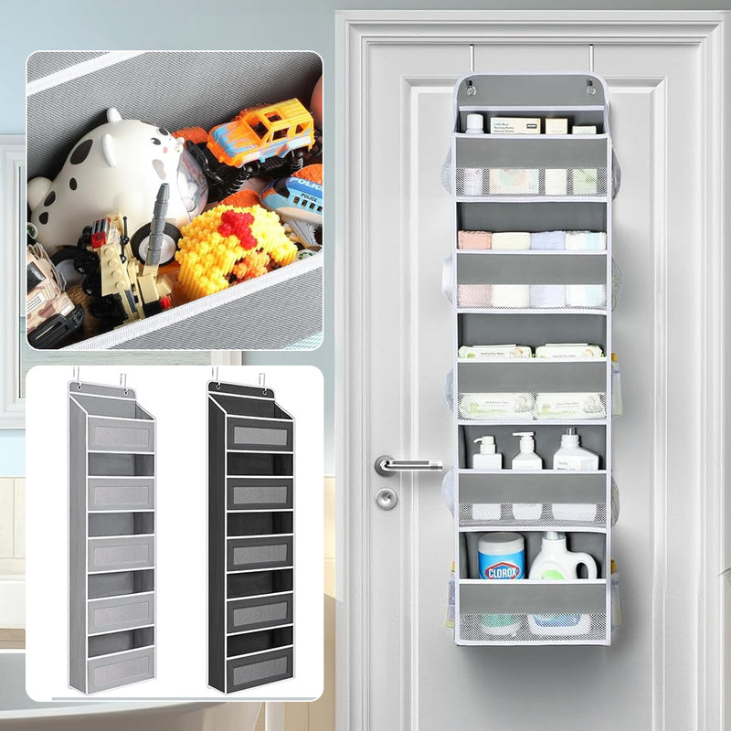 Over Door Organizer with 5 Storage Pockets