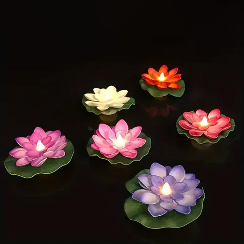 Lotus Shaped Solar Fountain Pond Decorative