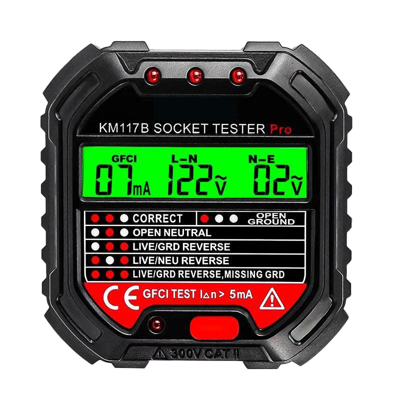 Receptacle Detector with LCD Display