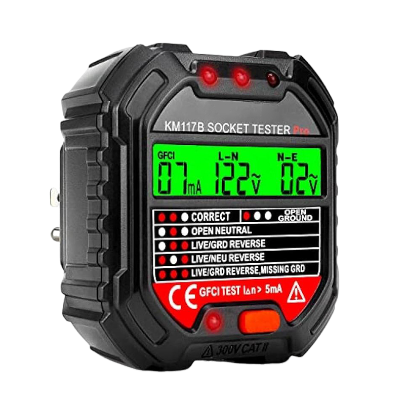 Receptacle Detector with LCD Display