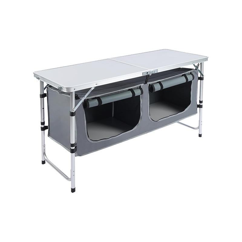 Folding Camping Table with Storage