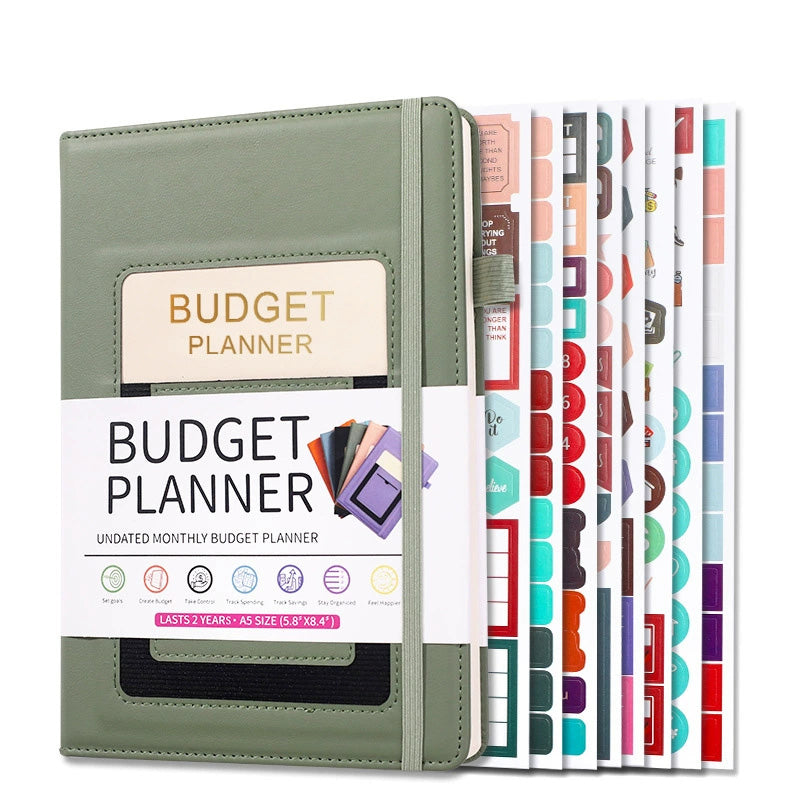 Budget Planner Notebook (With 8 Planning Stickers)