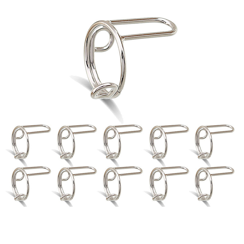 Metal Nail Rings - 10 PCS