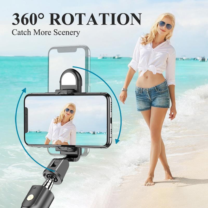 Bluetooth Remote Selfie Stick Tripod