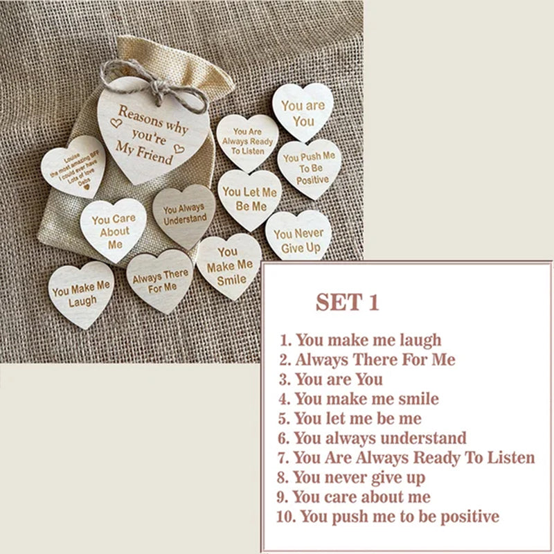 'Reasons Why You Are My Friend" Friendship Gift