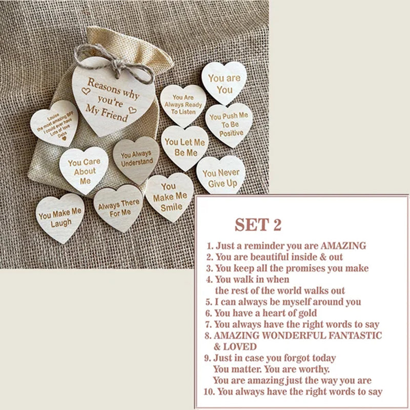 'Reasons Why You Are My Friend" Friendship Gift