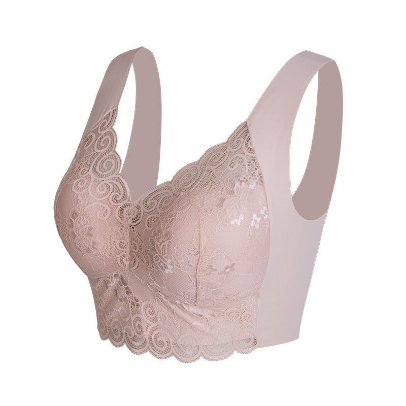 Wireless Push-up Bra In Lace