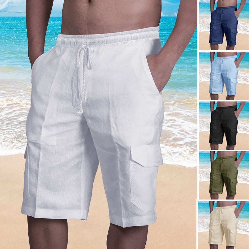 Men's Casual Linen Shorts