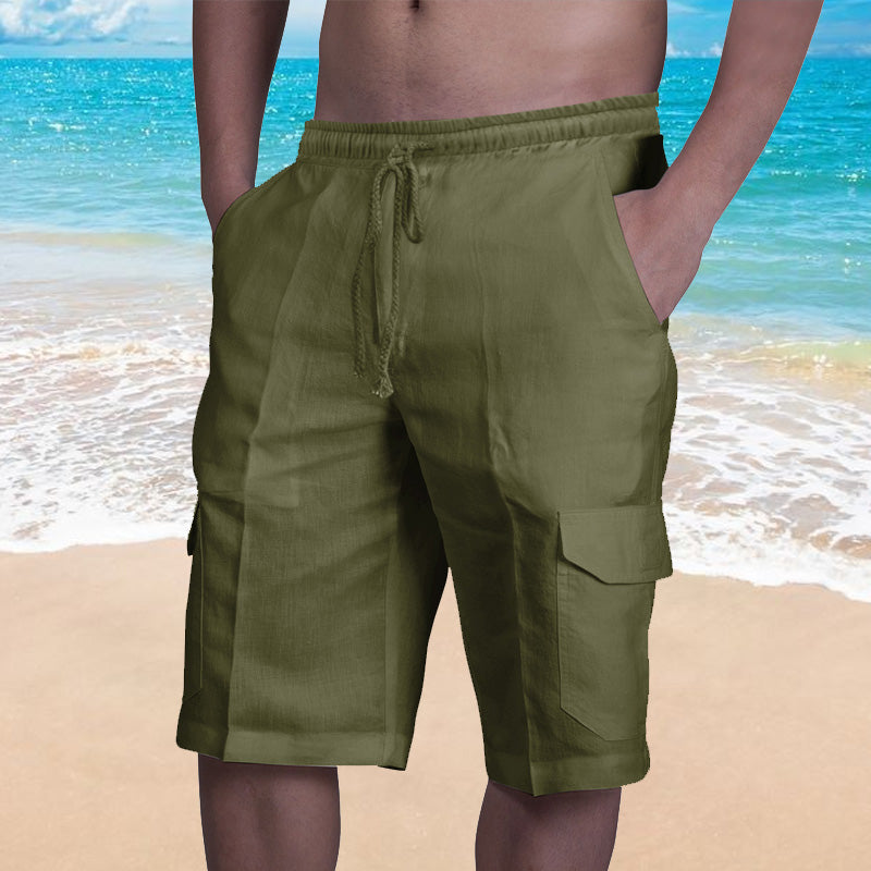 Men's Casual Linen Shorts