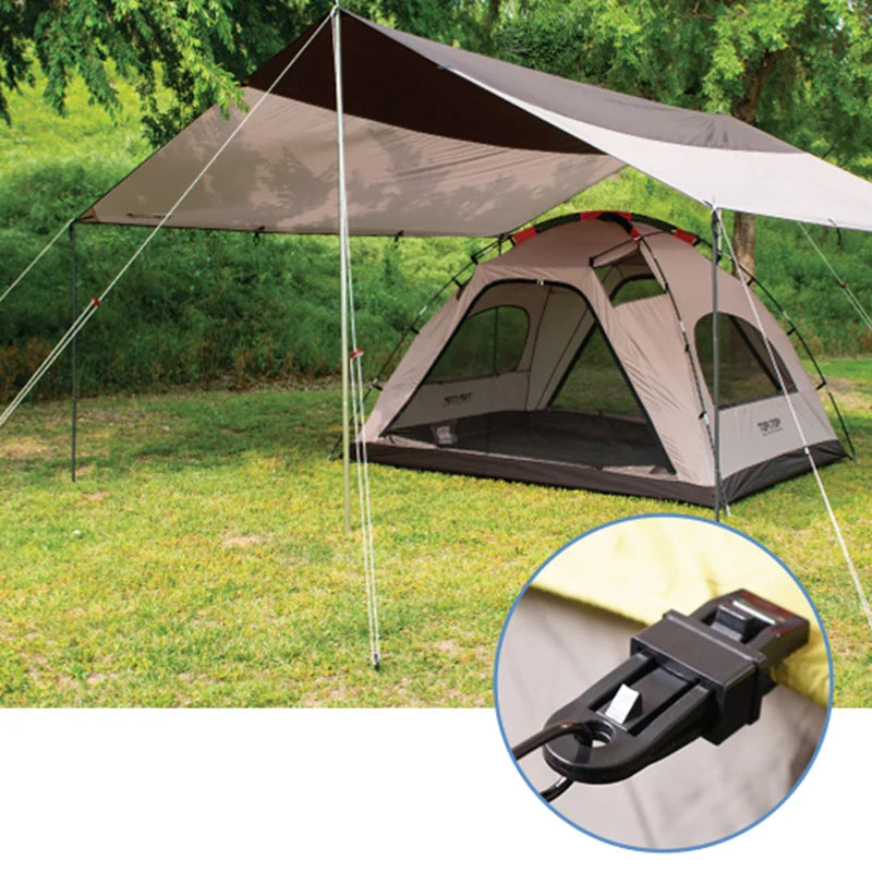 Justerbart Heavy Duty Lock Grip för Tarp & Shade Cloth