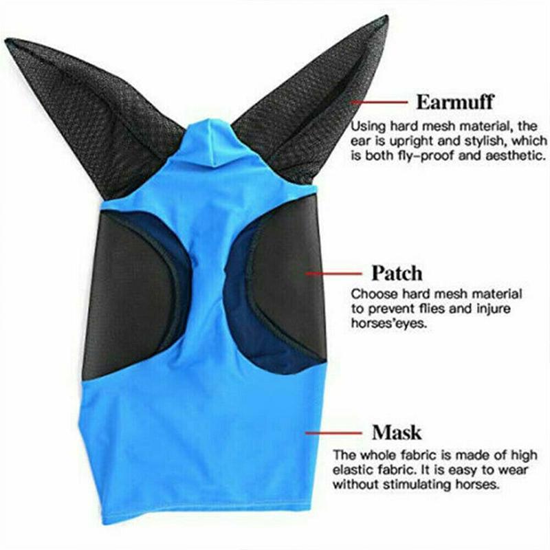 Equine Mask Anti-Fly Mesh