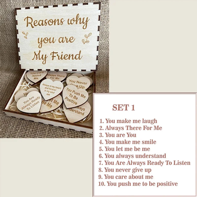 'Reasons Why You Are My Friend" Friendship Gift