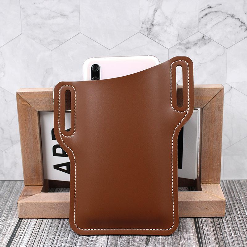 Retro Short Cell Phone Case Belt Bag