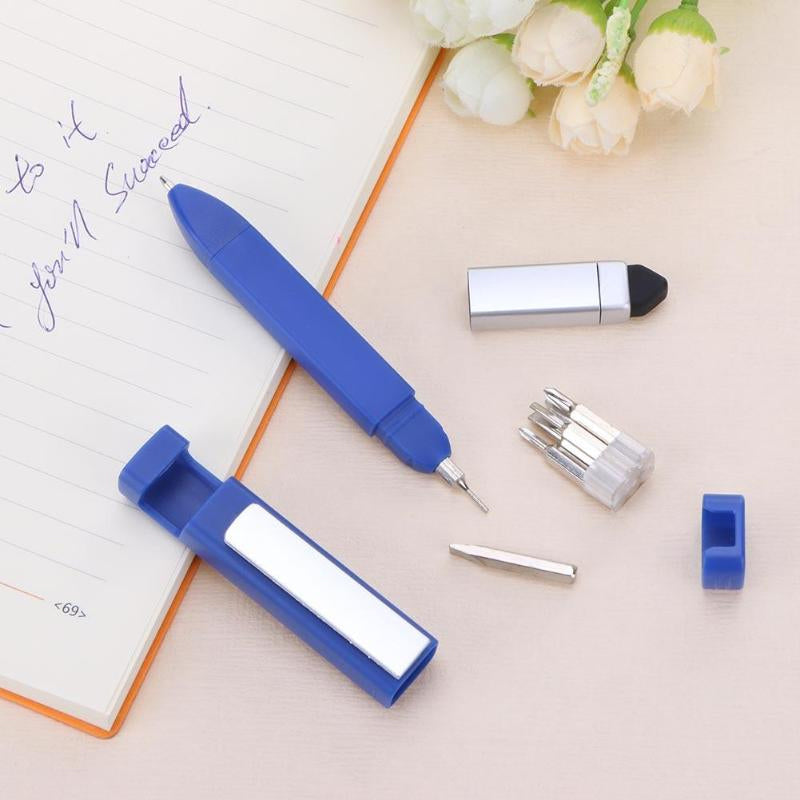 Pen-shaped Phone Holder with Screwdriver Sets