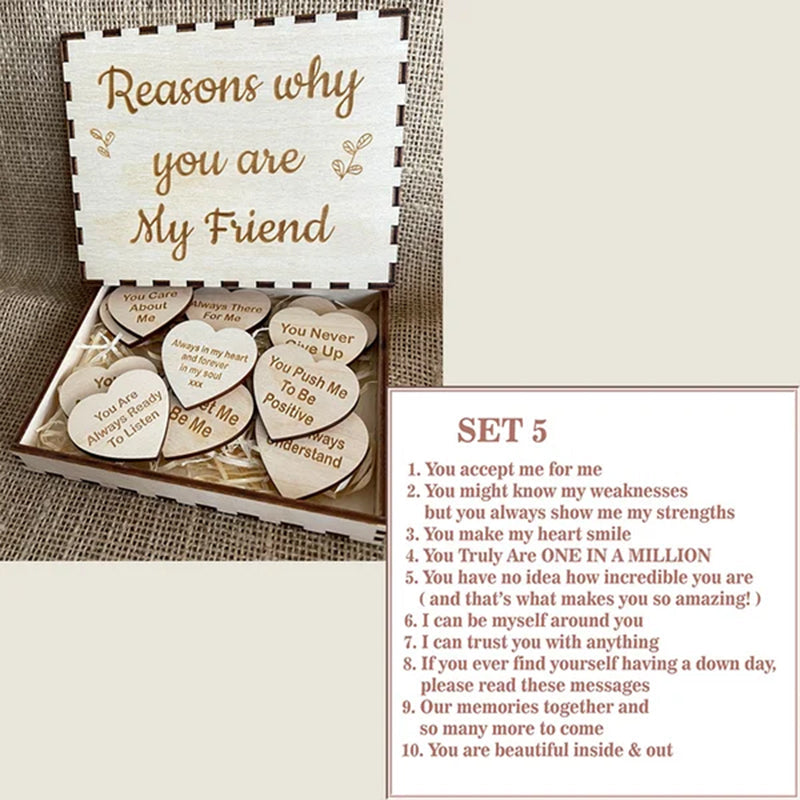 'Reasons Why You Are My Friend" Friendship Gift