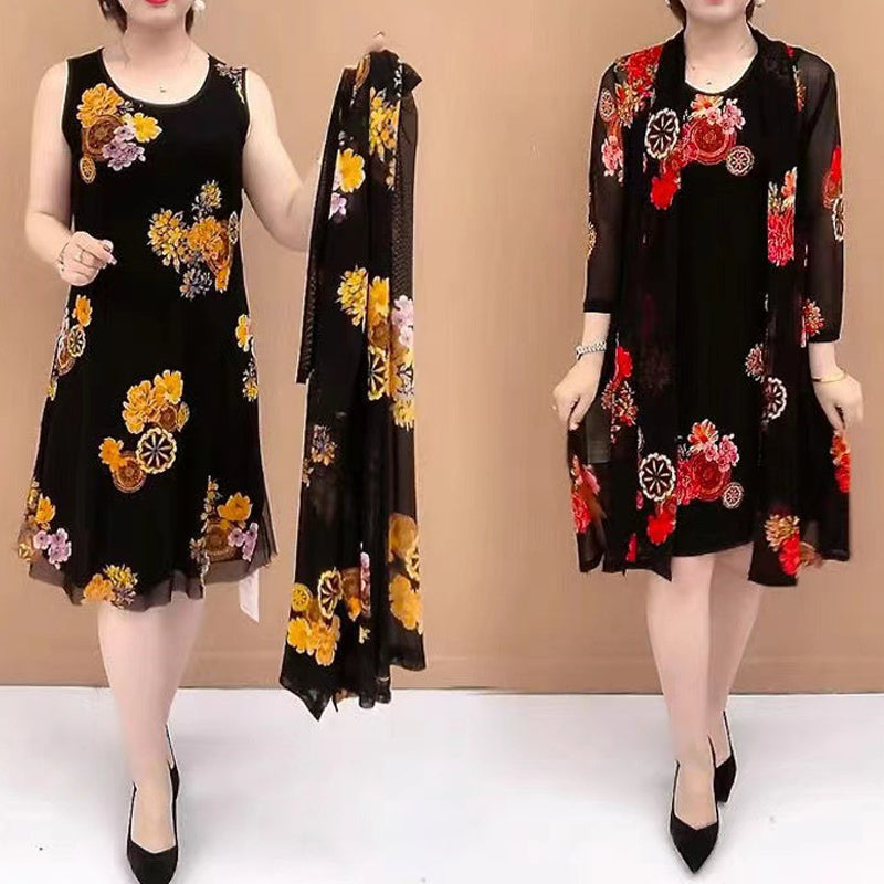 Women's Floral Print Dress